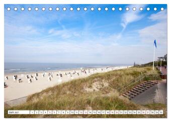 Wangerooge - Momente einer Reise (Tischkalender 2027 DIN A5 quer), CALVENDO Monatskalender