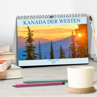 Kanada der Westen (Tischkalender 2027 DIN A5 quer), CALVENDO Monatskalender
