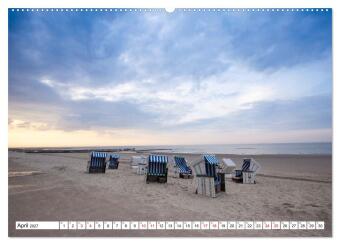 Wangerooge - Momente einer Reise (Wandkalender 2027 DIN A2 quer), CALVENDO Monatskalender