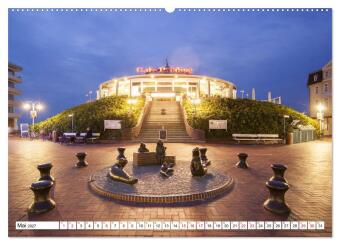 Wangerooge - Momente einer Reise (Wandkalender 2027 DIN A2 quer), CALVENDO Monatskalender