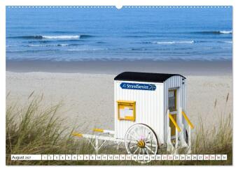 Wangerooge - Momente einer Reise (Wandkalender 2027 DIN A2 quer), CALVENDO Monatskalender