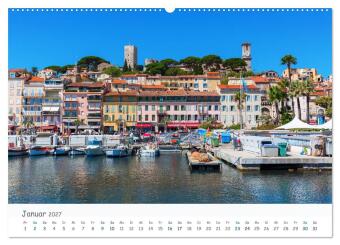 Provence-Alpes-Côte d'Azur (hochwertiger Premium Wandkalender 2027 DIN A2 quer), Kunstdruck in Hochglanz