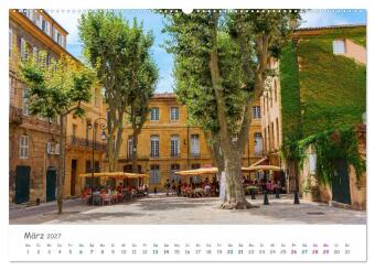 Provence-Alpes-Côte d'Azur (hochwertiger Premium Wandkalender 2027 DIN A2 quer), Kunstdruck in Hochglanz