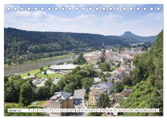 Elbetal Süd - Radland Deutschland (Tischkalender 2027 DIN A5 quer), CALVENDO Monatskalender