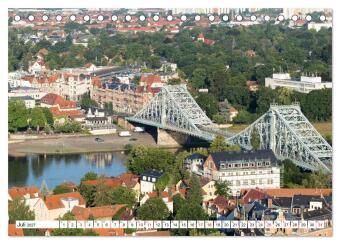 Elbetal Süd - Radland Deutschland (Tischkalender 2027 DIN A5 quer), CALVENDO Monatskalender
