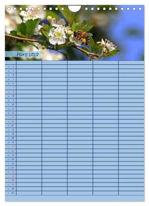 Tierischer Familienplaner (Wandkalender 2027 DIN A4 hoch), CALVENDO Monatskalender