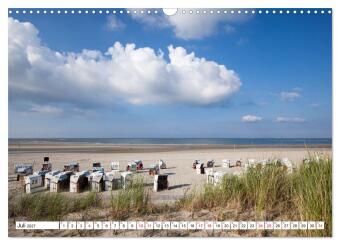 Spiekeroog - Momente einer Reise (Wandkalender 2027 DIN A3 quer), CALVENDO Monatskalender