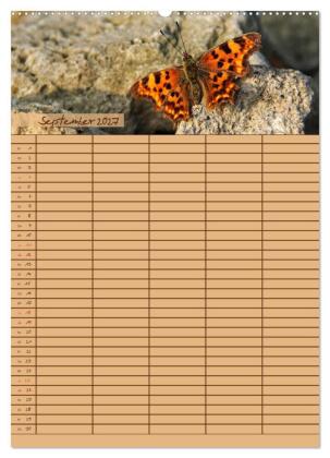 Tierischer Familienplaner (hochwertiger Premium Wandkalender 2027 DIN A2 hoch), Kunstdruck in Hochglanz