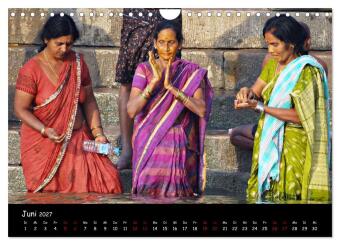 VARANASI Heiliger Ort am Ganges (Wandkalender 2027 DIN A4 quer), CALVENDO Monatskalender
