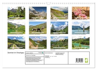 Sommer im Vinschgau (Wandkalender 2027 DIN A3 quer), CALVENDO Monatskalender