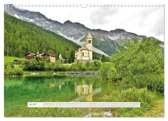 Sommer im Vinschgau (Wandkalender 2027 DIN A3 quer), CALVENDO Monatskalender