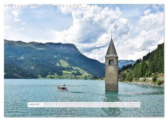 Sommer im Vinschgau (Wandkalender 2027 DIN A3 quer), CALVENDO Monatskalender
