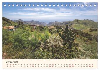 Teneriffa in Bildern (Tischkalender 2027 DIN A5 quer), CALVENDO Monatskalender
