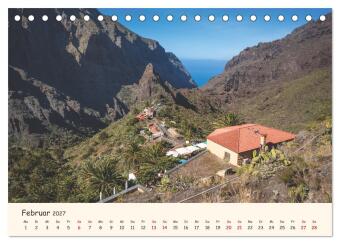 Teneriffa in Bildern (Tischkalender 2027 DIN A5 quer), CALVENDO Monatskalender