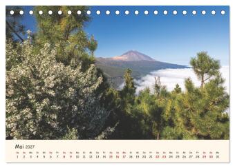 Teneriffa in Bildern (Tischkalender 2027 DIN A5 quer), CALVENDO Monatskalender
