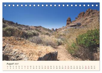 Teneriffa in Bildern (Tischkalender 2027 DIN A5 quer), CALVENDO Monatskalender