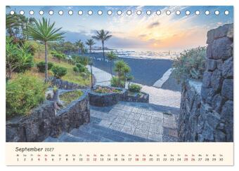 Teneriffa in Bildern (Tischkalender 2027 DIN A5 quer), CALVENDO Monatskalender