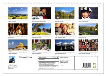 Wildes China (hochwertiger Premium Wandkalender 2027 DIN A2 quer), Kunstdruck in Hochglanz