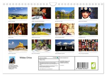 Wildes China (Wandkalender 2027 DIN A4 quer), CALVENDO Monatskalender
