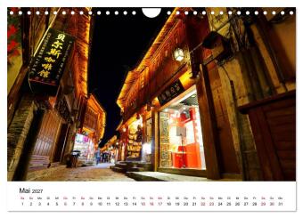 Wildes China (Wandkalender 2027 DIN A4 quer), CALVENDO Monatskalender