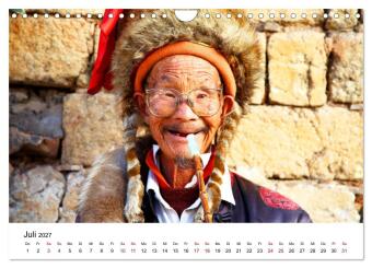 Wildes China (Wandkalender 2027 DIN A4 quer), CALVENDO Monatskalender