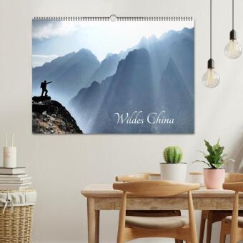 Wildes China (Wandkalender 2027 DIN A2 quer), CALVENDO Monatskalender
