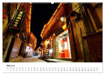 Wildes China (Wandkalender 2027 DIN A2 quer), CALVENDO Monatskalender
