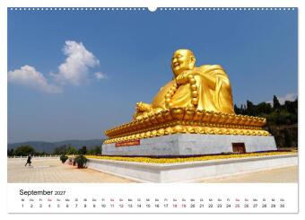 Wildes China (Wandkalender 2027 DIN A2 quer), CALVENDO Monatskalender