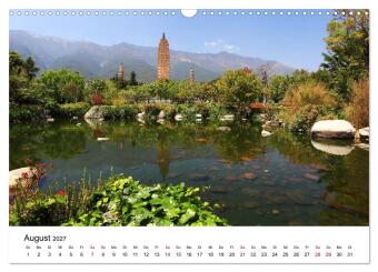 Wildes China (Wandkalender 2027 DIN A3 quer), CALVENDO Monatskalender