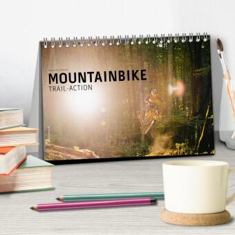 Mountainbike Trail-Action (Tischkalender 2027 DIN A5 quer), CALVENDO Monatskalender
