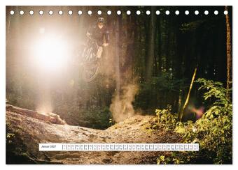 Mountainbike Trail-Action (Tischkalender 2027 DIN A5 quer), CALVENDO Monatskalender