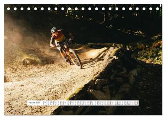 Mountainbike Trail-Action (Tischkalender 2027 DIN A5 quer), CALVENDO Monatskalender