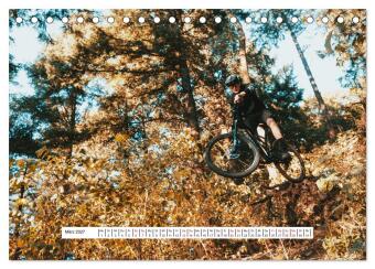 Mountainbike Trail-Action (Tischkalender 2027 DIN A5 quer), CALVENDO Monatskalender