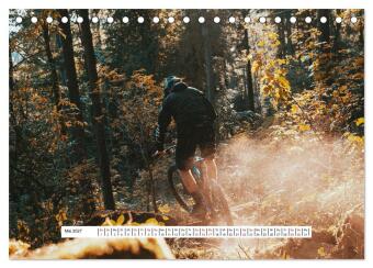 Mountainbike Trail-Action (Tischkalender 2027 DIN A5 quer), CALVENDO Monatskalender