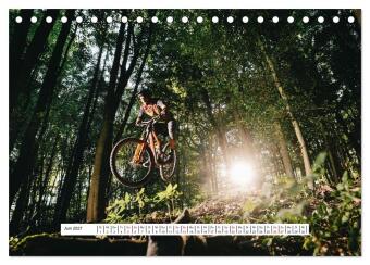Mountainbike Trail-Action (Tischkalender 2027 DIN A5 quer), CALVENDO Monatskalender