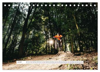 Mountainbike Trail-Action (Tischkalender 2027 DIN A5 quer), CALVENDO Monatskalender