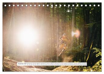 Mountainbike Trail-Action (Tischkalender 2027 DIN A5 quer), CALVENDO Monatskalender