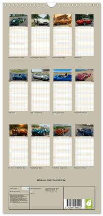 Familienplaner 2027 - Nächster Halt: Rennstrecke mit 5 Spalten (Wandkalender, 21 x 45 cm) CALVENDO