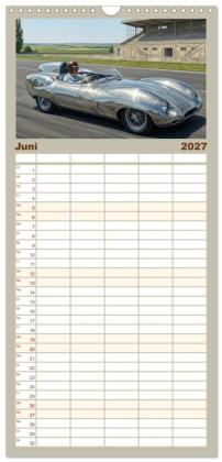 Familienplaner 2027 - Nächster Halt: Rennstrecke mit 5 Spalten (Wandkalender, 21 x 45 cm) CALVENDO