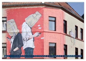 KÖLN STREETART GALERIE (Wandkalender 2027 DIN A2 quer), CALVENDO Monatskalender