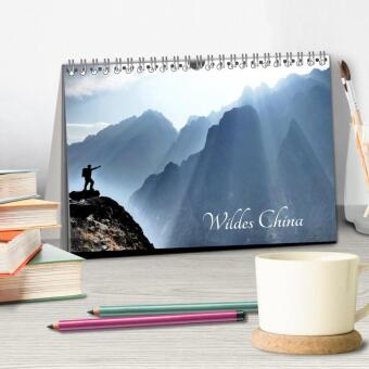 Wildes China (Tischkalender 2027 DIN A5 quer), CALVENDO Monatskalender