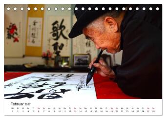 Wildes China (Tischkalender 2027 DIN A5 quer), CALVENDO Monatskalender