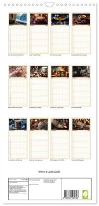Familienplaner 2027 - Aroma & Leidenschaft mit 5 Spalten (Wandkalender, 21 x 45 cm) CALVENDO