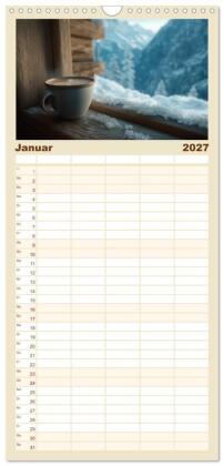 Familienplaner 2027 - Aroma & Leidenschaft mit 5 Spalten (Wandkalender, 21 x 45 cm) CALVENDO