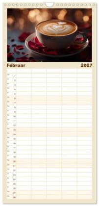 Familienplaner 2027 - Aroma & Leidenschaft mit 5 Spalten (Wandkalender, 21 x 45 cm) CALVENDO