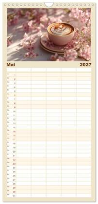 Familienplaner 2027 - Aroma & Leidenschaft mit 5 Spalten (Wandkalender, 21 x 45 cm) CALVENDO