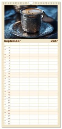 Familienplaner 2027 - Aroma & Leidenschaft mit 5 Spalten (Wandkalender, 21 x 45 cm) CALVENDO