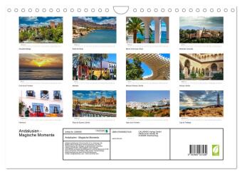 Andalusien - Magische Momente (Wandkalender 2027 DIN A4 quer), CALVENDO Monatskalender