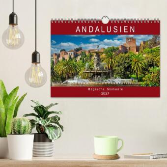 Andalusien - Magische Momente (Wandkalender 2027 DIN A4 quer), CALVENDO Monatskalender