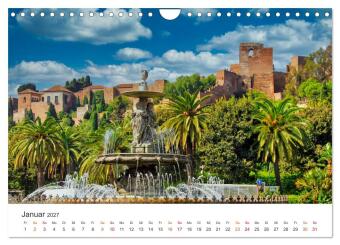 Andalusien - Magische Momente (Wandkalender 2027 DIN A4 quer), CALVENDO Monatskalender